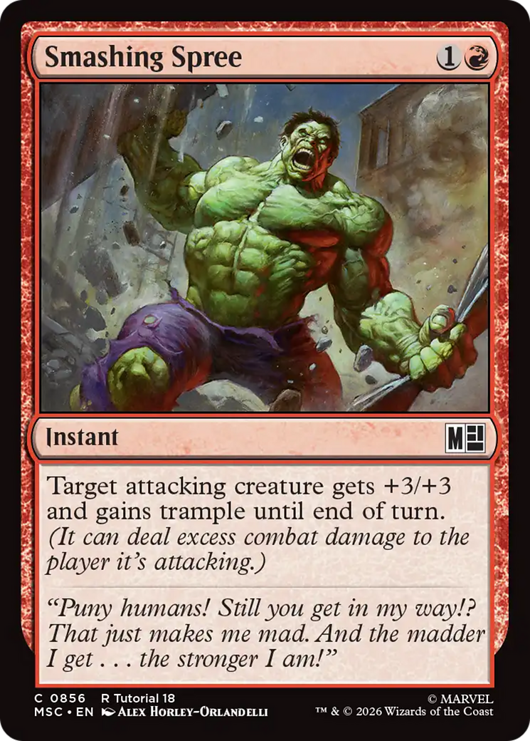 Smashing Spree (0856) [Marvel Super Heroes Commander] | Magic Magpie