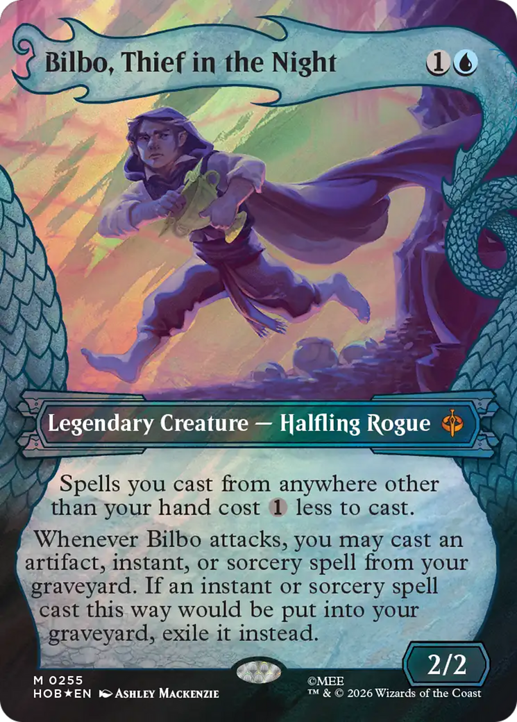 Bilbo, Thief in the Night (Showcase) (Surge Foil) [The Hobbit] | Magic Magpie