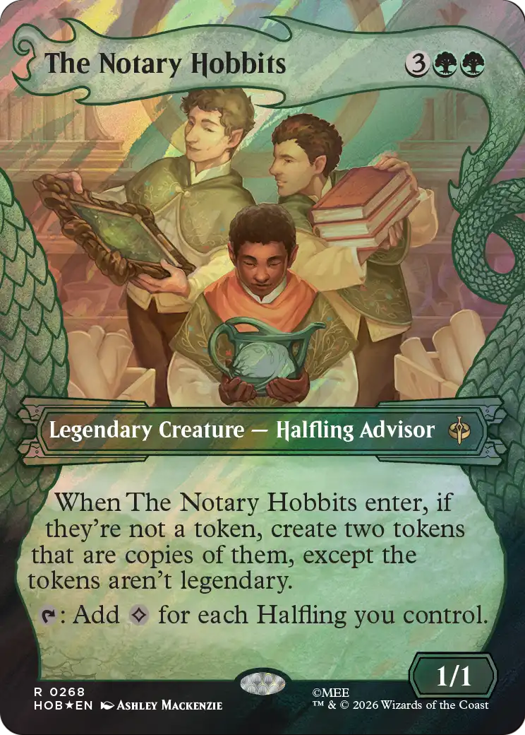 The Notary Hobbits (Showcase) (Surge Foil) [The Hobbit] | Magic Magpie