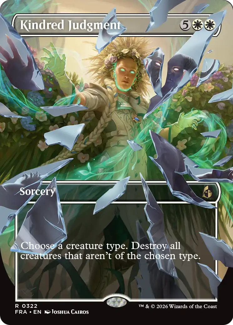 Kindred Judgment (Borderless) [Reality Fracture] | Magic Magpie