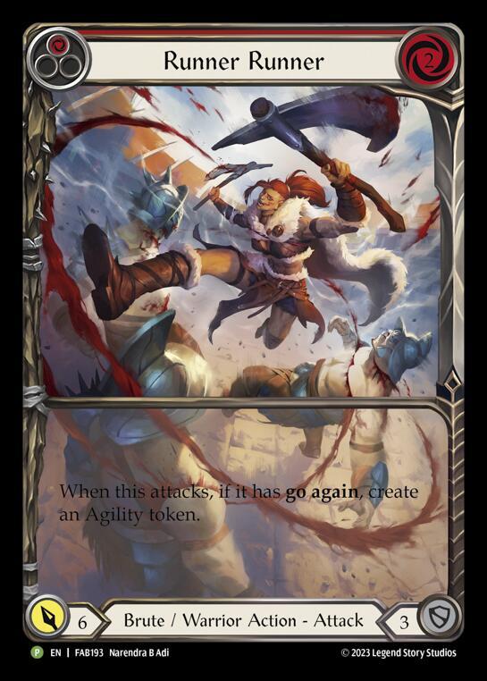 Runner Runner [FAB193] (Promo)  Rainbow Foil | Magic Magpie
