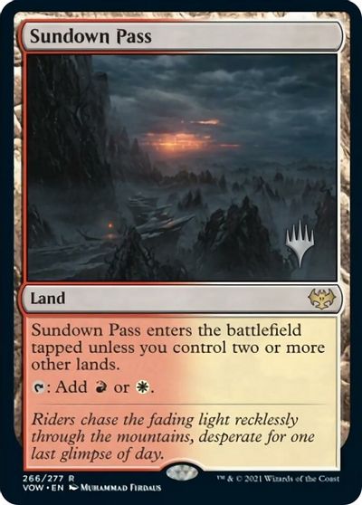 Sundown Pass (Promo Pack) [Innistrad: Crimson Vow Promos] | Magic Magpie