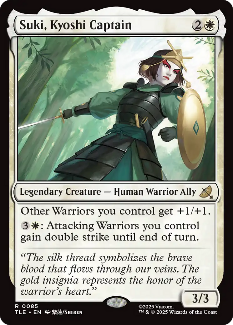 Suki, Kyoshi Captain [Avatar: The Last Airbender: Eternal-Legal] | Magic Magpie