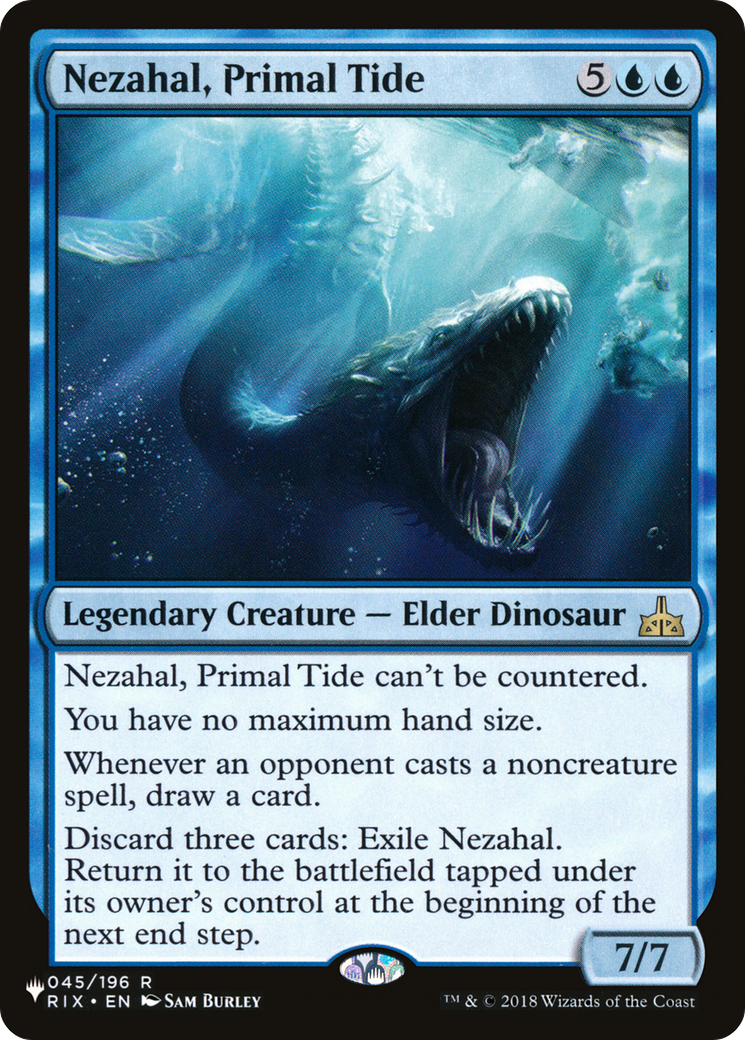 Nezahal, Primal Tide [The List] | Magic Magpie