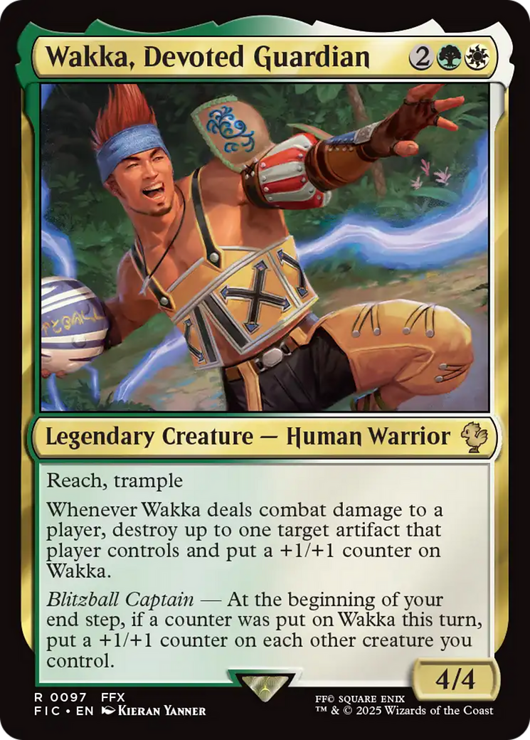 Wakka, Devoted Guardian [FINAL FANTASY Commander] | Magic Magpie