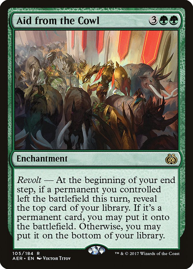 Aid from the Cowl [Aether Revolt] | Magic Magpie