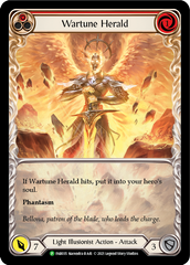 Wartune Herald (Red Extended Art) [FAB035] (Promo)  Rainbow Foil | Magic Magpie