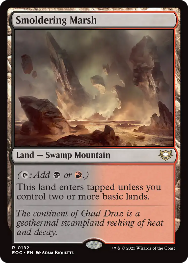Smoldering Marsh [Edge of Eternities Commander] | Magic Magpie