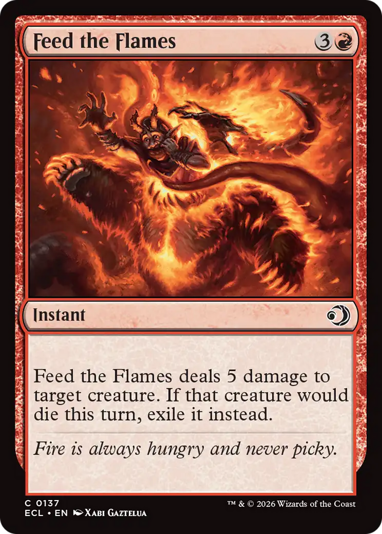Feed the Flames [Lorwyn Eclipsed] | Magic Magpie