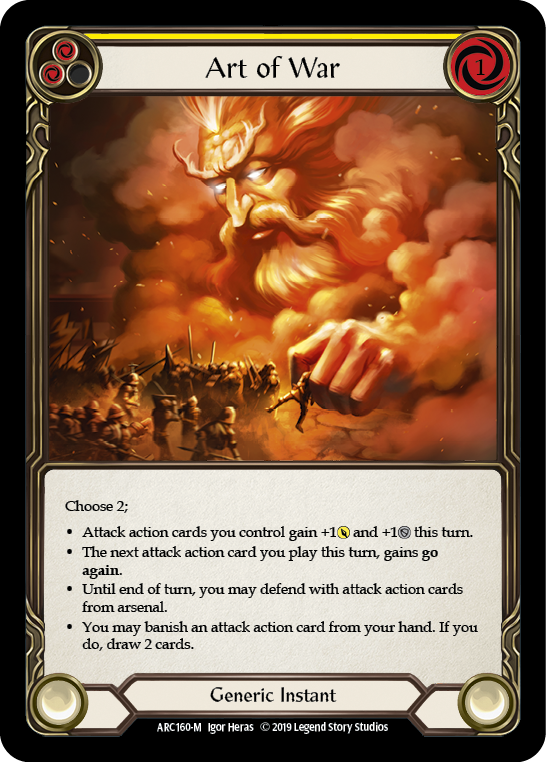 Art of War [ARC160-M] (Arcane Rising)  1st Edition Rainbow Foil | Magic Magpie