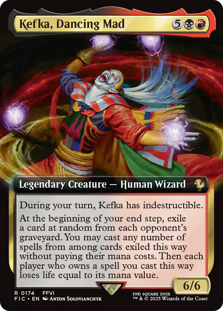 Kefka, Dancing Mad (Extended Art) [FINAL FANTASY Commander] | Magic Magpie