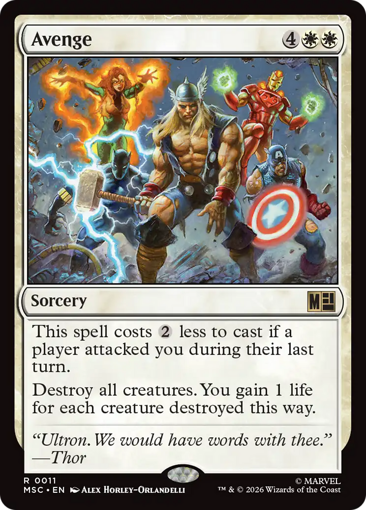 Avenge [Marvel Super Heroes Commander] | Magic Magpie