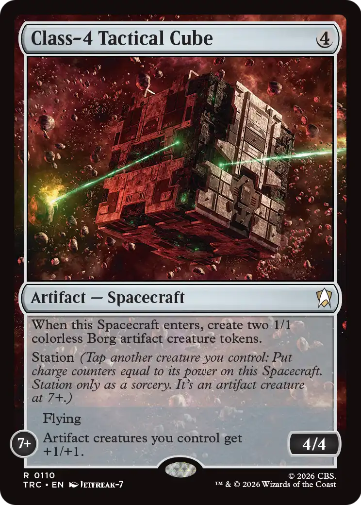 Class-4 Tactical Cube (Surge Foil) [Star Trek Commander] | Magic Magpie