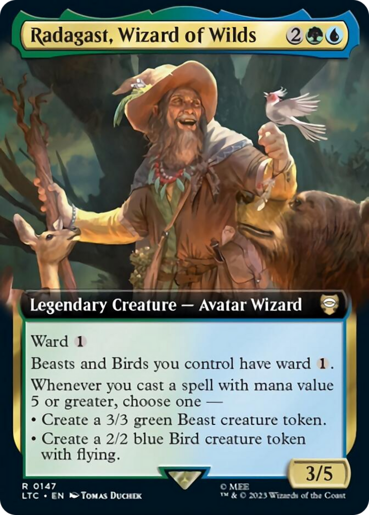 Radagast, Wizard of Wilds (Extended Art) [The Lord of the Rings: Tales of Middle-Earth Commander] | Magic Magpie