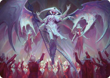 Atraxa, Grand Unifier Art Card [Phyrexia: All Will Be One Art Series] | Magic Magpie