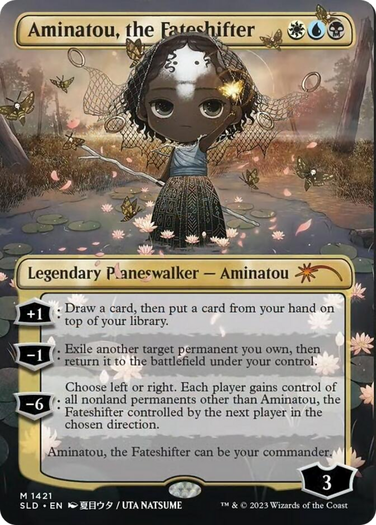 Aminatou, the Fateshifter (Rainbow Foil) [Secret Lair Drop Series] | Magic Magpie