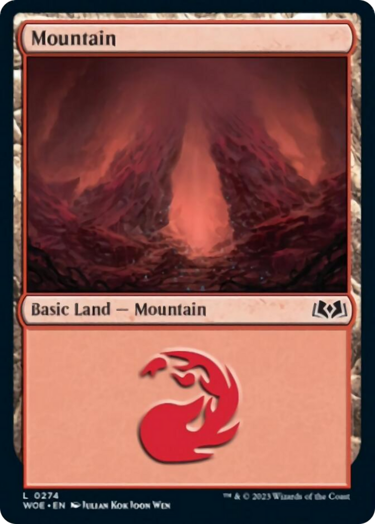 Mountain (0274) [Wilds of Eldraine] | Magic Magpie