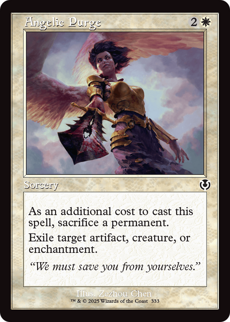 Angelic Purge (Retro Frame) [Innistrad Remastered] | Magic Magpie