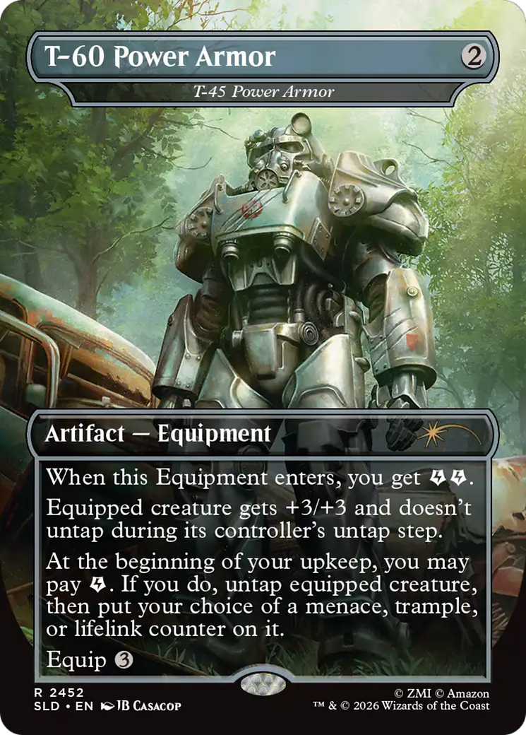 T-60 Power Armor - T-45 Power Armor [Secret Lair Drop Series] | Magic Magpie