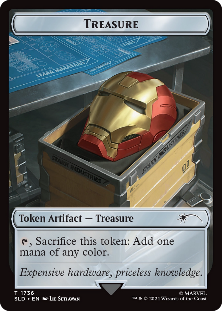 Treasure Token (1736) (Rainbow Foil) [Secret Lair Drop Series] | Magic Magpie