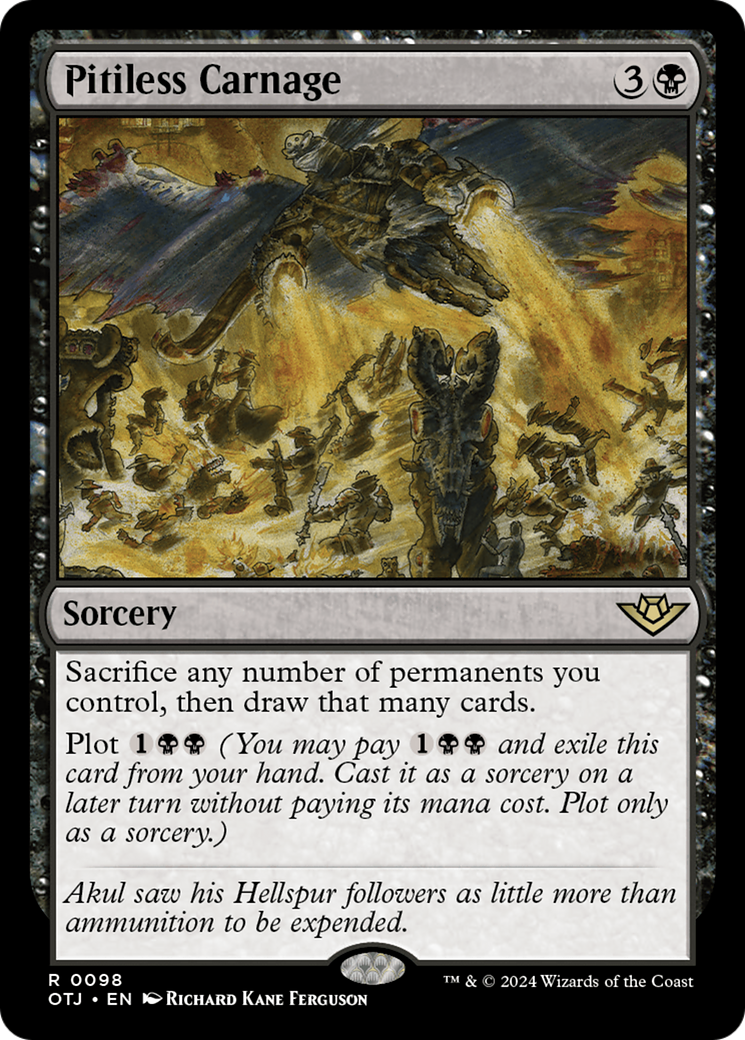 Pitiless Carnage [Outlaws of Thunder Junction] | Magic Magpie