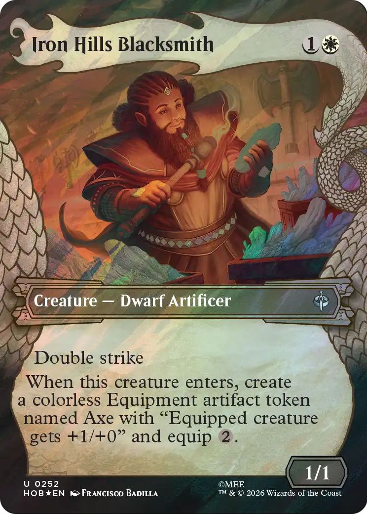 Iron Hills Blacksmith (Showcase) (Surge Foil) [The Hobbit] | Magic Magpie