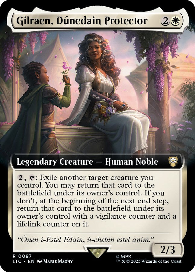 Gilraen, Dunedain Protector (Extended Art) [The Lord of the Rings: Tales of Middle-Earth Commander] | Magic Magpie