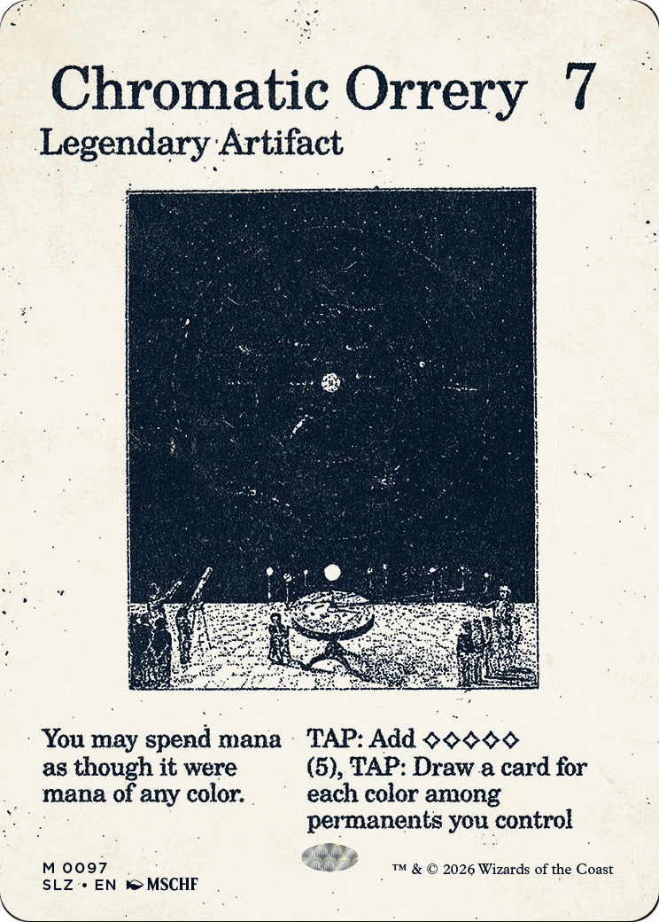 Chromatic Orrery (0097) [Secret Lair x MSCHF: The Zeta Set] | Magic Magpie