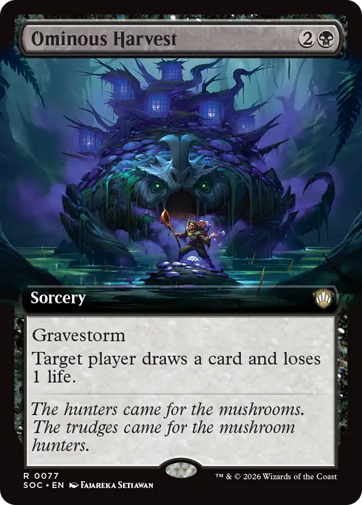 Ominous Harvest (Extended Art) [Secrets of Strixhaven Commander] | Magic Magpie