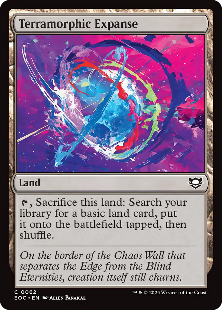 Terramorphic Expanse [Edge of Eternities Commander] | Magic Magpie