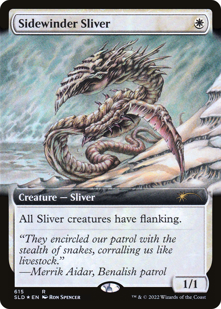 Sidewinder Sliver (Extended Art) [Secret Lair Drop Promos] | Magic Magpie