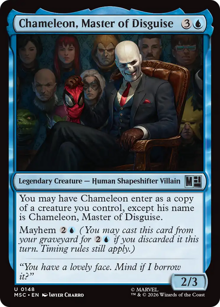 Chameleon, Master of Disguise (Surge Foil) [Marvel Super Heroes Commander] | Magic Magpie