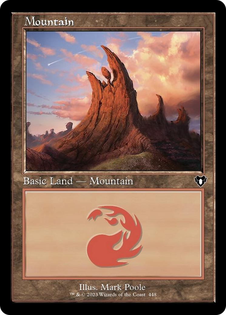 Mountain (448) (Retro) [Commander Masters] | Magic Magpie