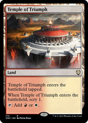 Temple of Triumph [Phyrexia: All Will Be One Commander] | Magic Magpie