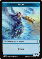Angel (0003) // Beast Double-Sided Token [Reality Fracture Tokens] | Magic Magpie