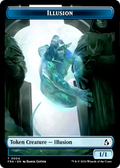 Illusion // Jace Double-Sided Token [Reality Fracture Tokens] | Magic Magpie