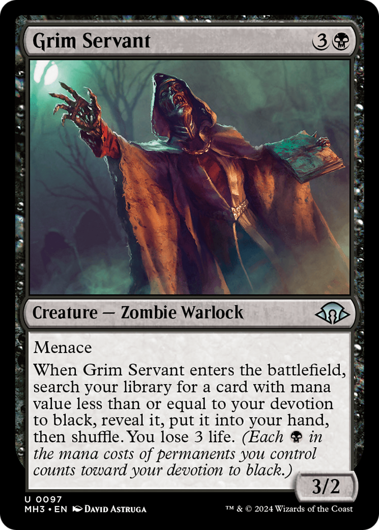 Grim Servant [Modern Horizons 3] | Magic Magpie