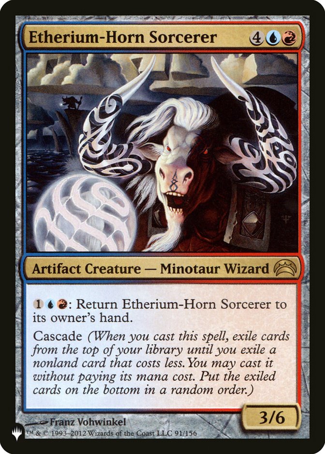 Etherium-Horn Sorcerer [The List] | Magic Magpie