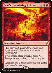 Jaya's Immolating Inferno [The List] | Magic Magpie