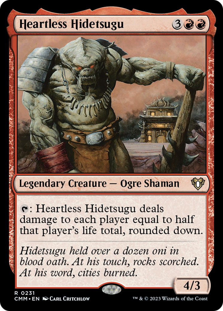 Heartless Hidetsugu [Commander Masters] | Magic Magpie