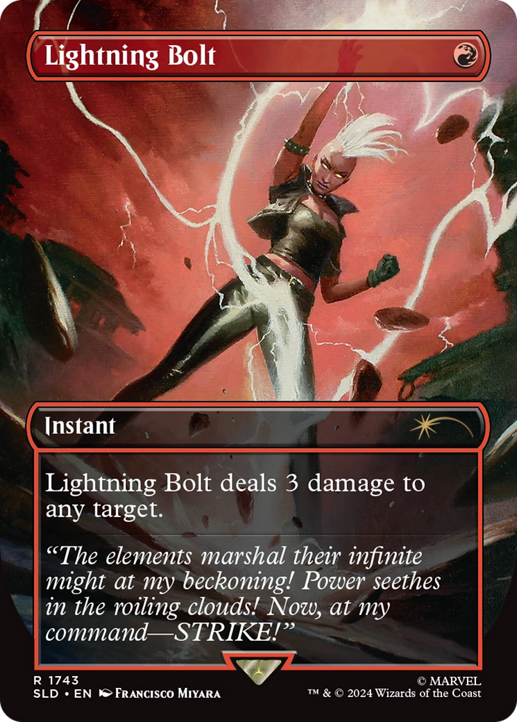 Lightning Bolt (1743) (Rainbow Foil) [Secret Lair Drop Series] | Magic Magpie