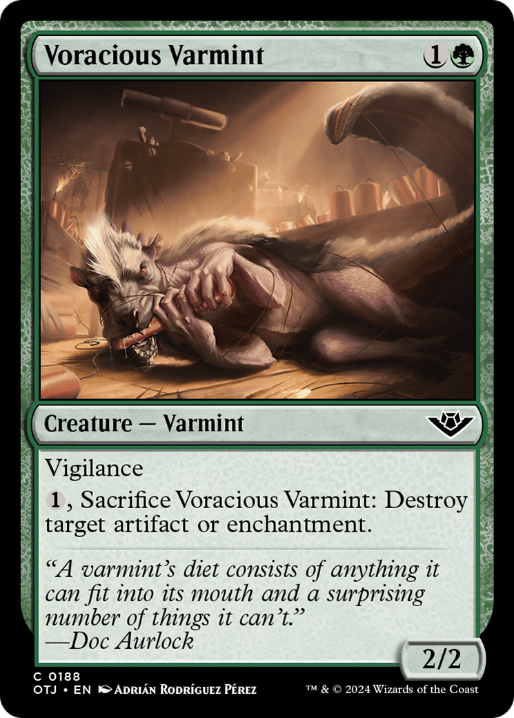 Voracious Varmint [Outlaws of Thunder Junction] | Magic Magpie