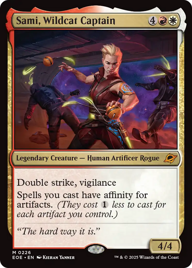Sami, Wildcat Captain [Edge of Eternities] | Magic Magpie