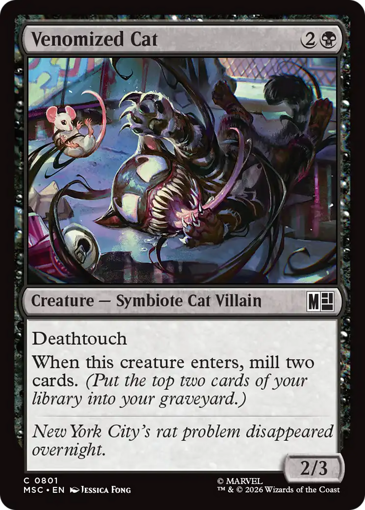 Venomized Cat [Marvel Super Heroes Commander] | Magic Magpie