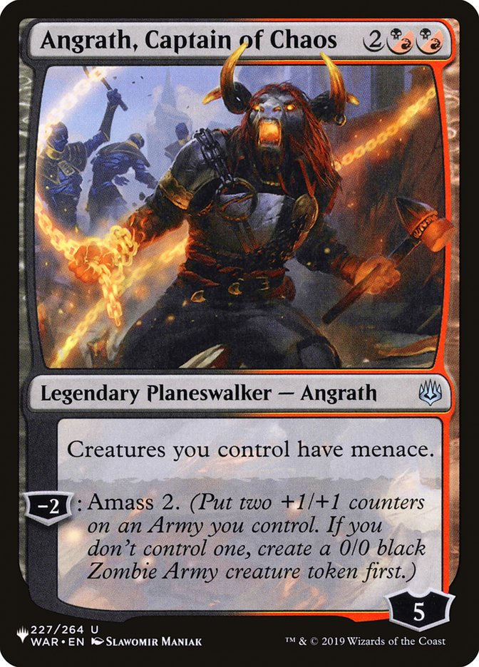 Angrath, Captain of Chaos [The List] | Magic Magpie
