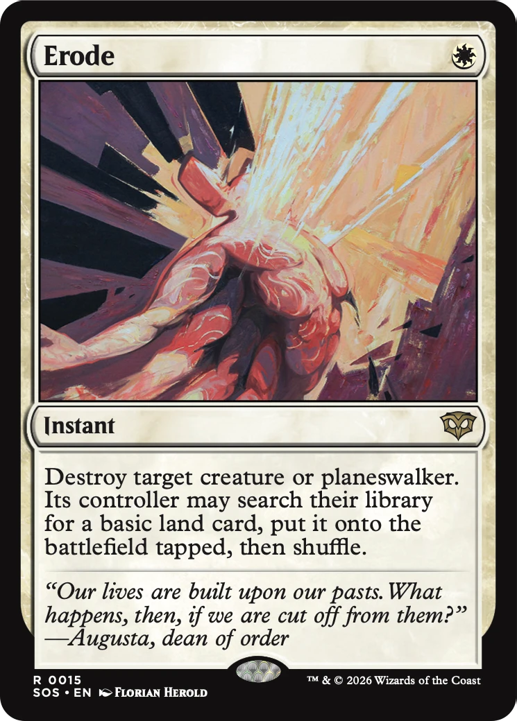 Erode [Secrets of Strixhaven] | Magic Magpie