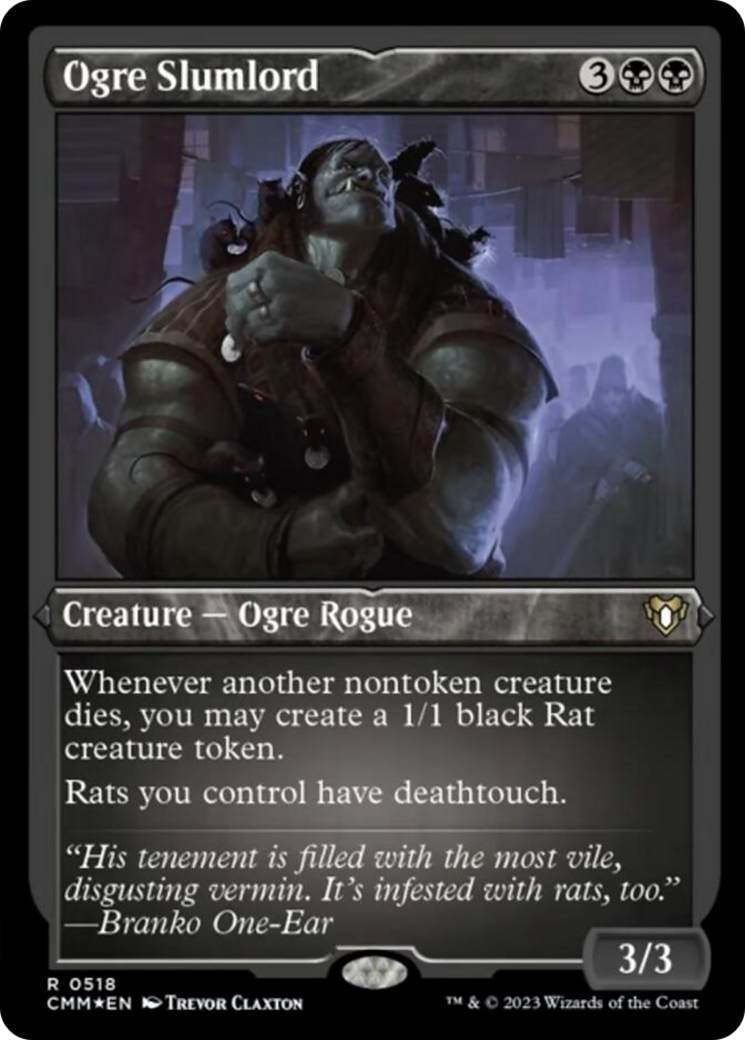 Ogre Slumlord (Foil Etched) [Commander Masters] | Magic Magpie