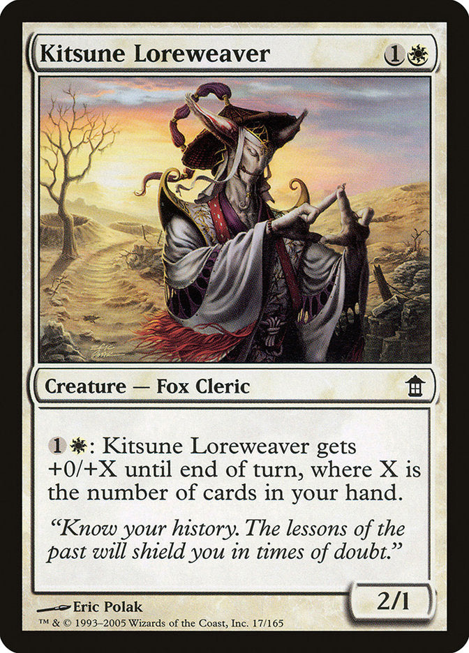 Kitsune Loreweaver [Saviors of Kamigawa] | Magic Magpie