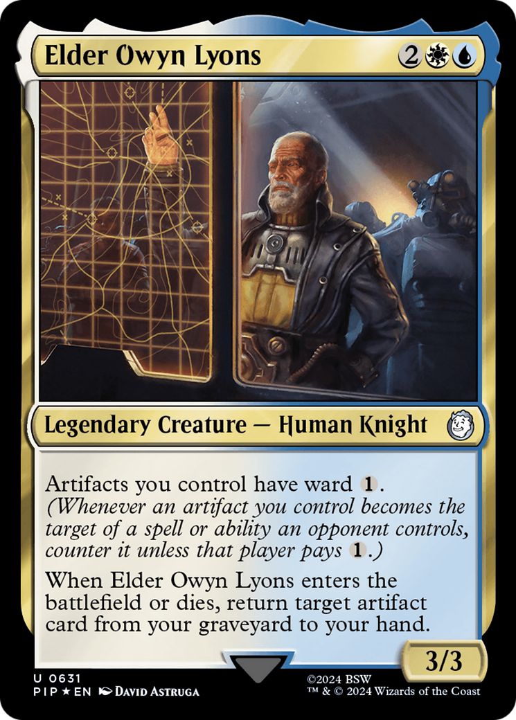 Elder Owyn Lyons (Surge Foil) [Fallout] | Magic Magpie