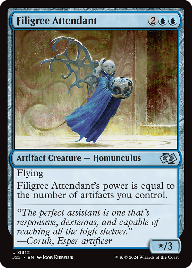 Filigree Attendant [Foundations Jumpstart] | Magic Magpie